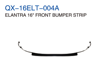 ELANTRA 16" FRONT BUMPER STRIP