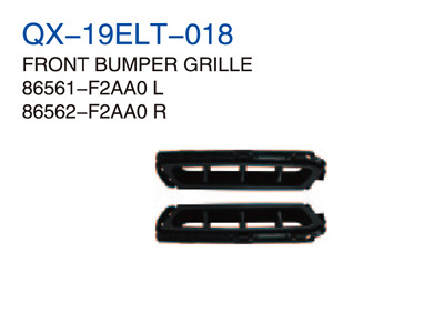 FRONT BUMPER GRILLE