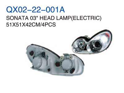 SONATA03"HEAD LAMP ELECTRIC