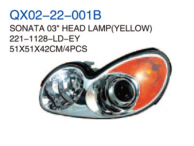 SONATA03"HEAD LAMP YELLOW