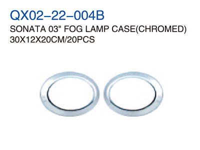 SONATA03"FOG  LAMP CASE CHROMED