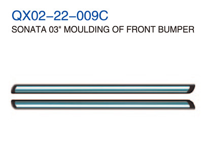 SONATA03"MOULDING OF FRONT BUMPER