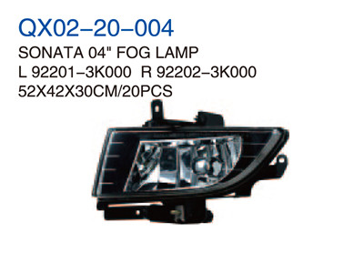 SONATA 04" FOG LAMP