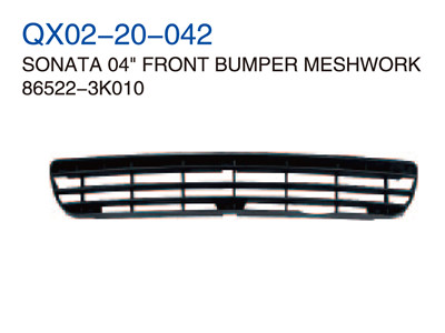 SONATA 04" FRONT BUMPER MESHWORK