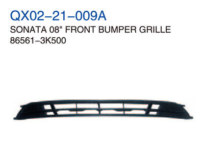 SONATA 08"FRONT BUMPER GRILLE