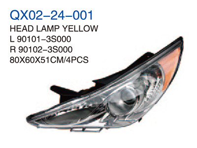 HEAD LAMP YELLOW