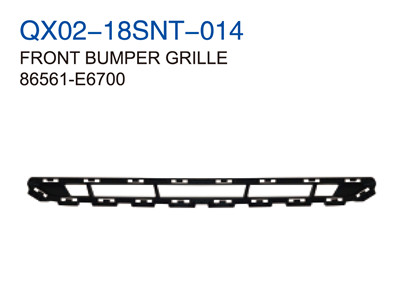 FRONT BUMPER GRILLE