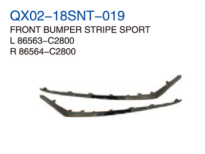 FRONT BUMPER STRIPE SPORT