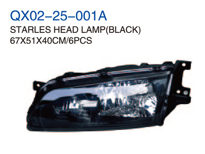 STARLES HEAD LAMP BLACK