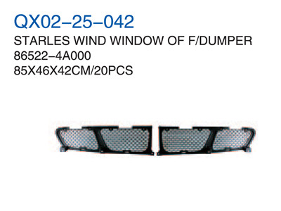 STARLES WIND WINDOW OF F/BUMPER