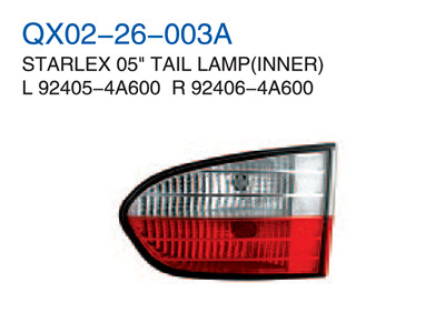 STARLES 05" TAIL LAMP INNER