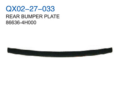 REAR BUMPER PLATE