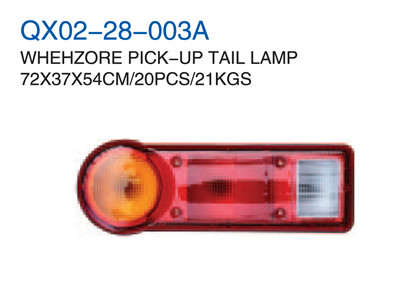 WHEHZORE PICK UP TAIL LAMP