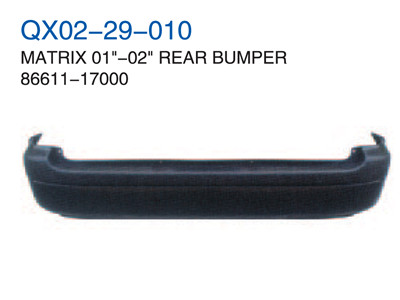 MATRIX 01"-02" REAR  BUMPER