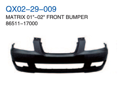 MATRIX 01"-02" FRONT BUMPER