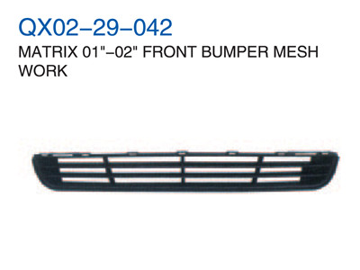 MATRIX 01"-02" FRONT BUMPER MESHWORK