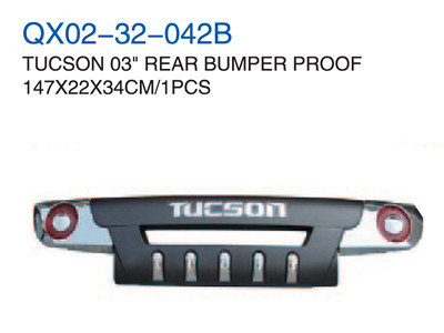 TUCSON 03" REAR  BUMPER PROOF