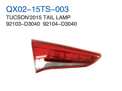 TUCSON 2015" TAIL LAMP