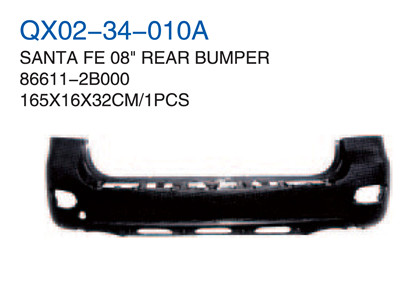 SANTA FE 08" REAR BUMPER