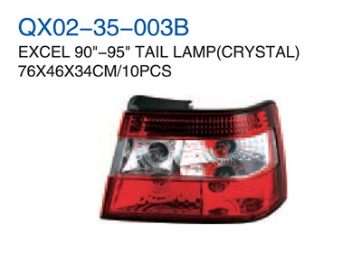 EXCEL 90"-95" TAIL LAMP CRYSTAL