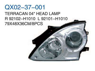 TERRACAN 04"HEAD LAMP