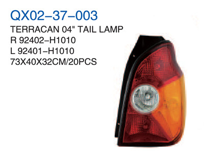 TERRACAN 04"TAIL LAMP