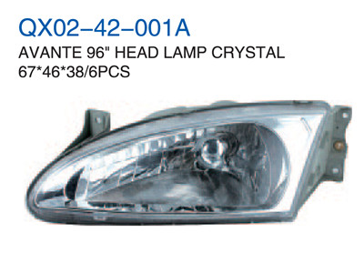 AVANTE 96" HEAD LAMP CRYSTAL