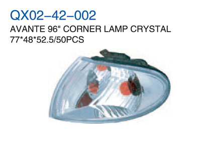 AVANTE 96" CORNER LAMP CRYSTAL