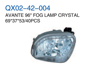 AVANTE 96" FOG LAMP CRYSTAL