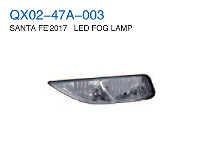 SANTA FE 2017" LED FOG LAMP