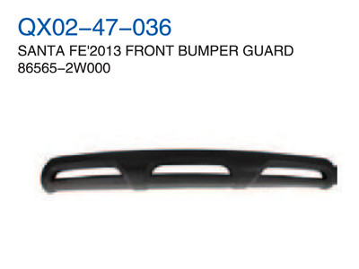 SANTA FE 2013" FRONT BUMPER GUARD