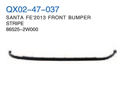 SANTA FE 2013" FRONT BUMPER STRIPE