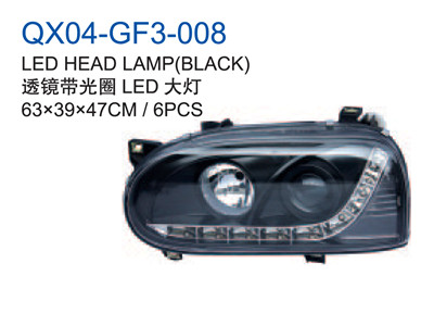 LED HEAD LAMP BLACK