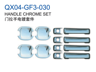 HANDLE CHROME SET