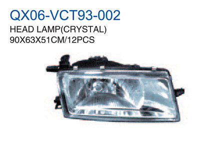 HEAD LAMP CRYSTAL