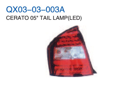 CERATO 05"TAIL LAMP LED