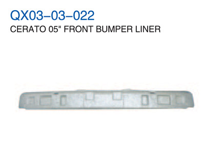 CERATO 05"FRONT BUMPER LINER