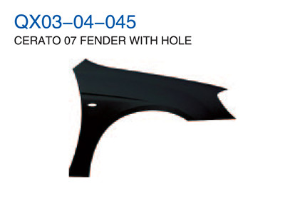 CERATO 07" FENDER WITH HOLE