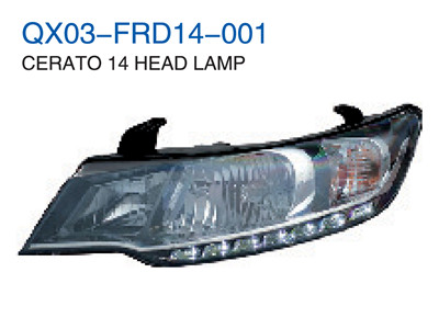 CERATO 14" HEAD LAMP