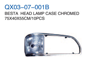 BESTA HEAD LAMP CASE CHROMED