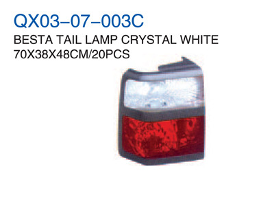 BESTA TAIL LAMP CRYSTAL WHITE