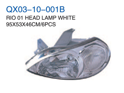 RIO 01"HEAD LAMP WHITE