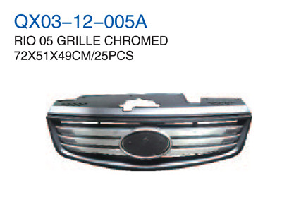 RIO 05"GRILLE CHROMED