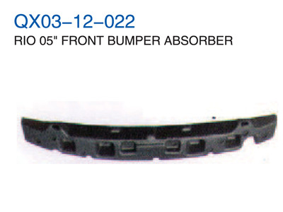 RIO 05"FRONT BUMPER ABSORBER