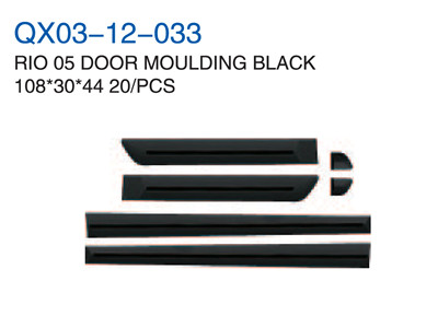 RIO 05" DOOR MOULDING BLACK