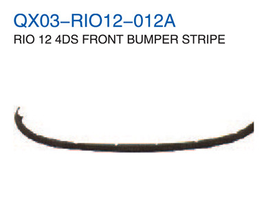 RIO 12" 4DS  FRONT BUMPER STRIPE