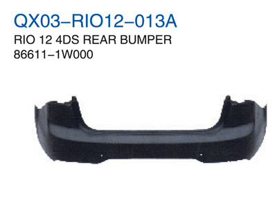 RIO 12" 4DS REAR BUMPER  