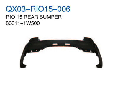 RIO 15" REAR BUMPER