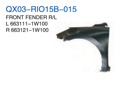 FRONT FENDER R/L