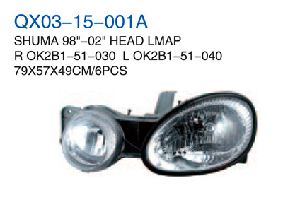 SHUMA 98"-02" HEAD LAMP